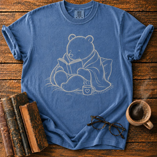Bear’s Bedtime Reading Book T-Shirt