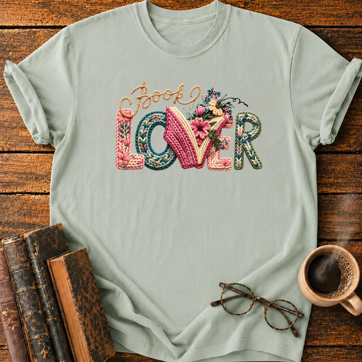 Book Lover in Bloom T-Shirt
