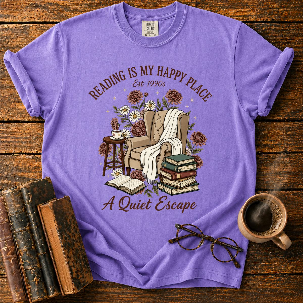 Reading Is My Happy Place T-Shirt