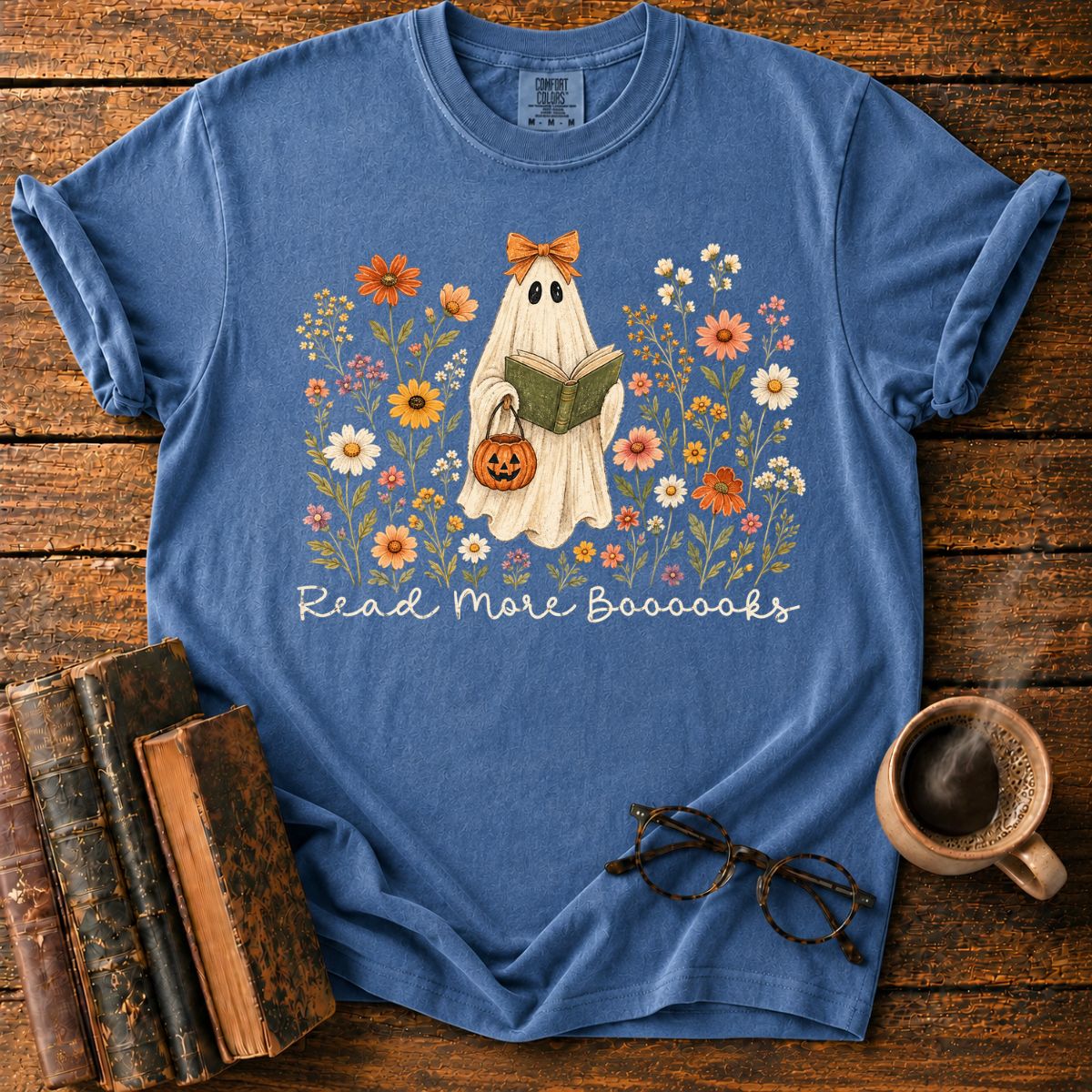 Ghostly Garden Reading Delight T-Shirt