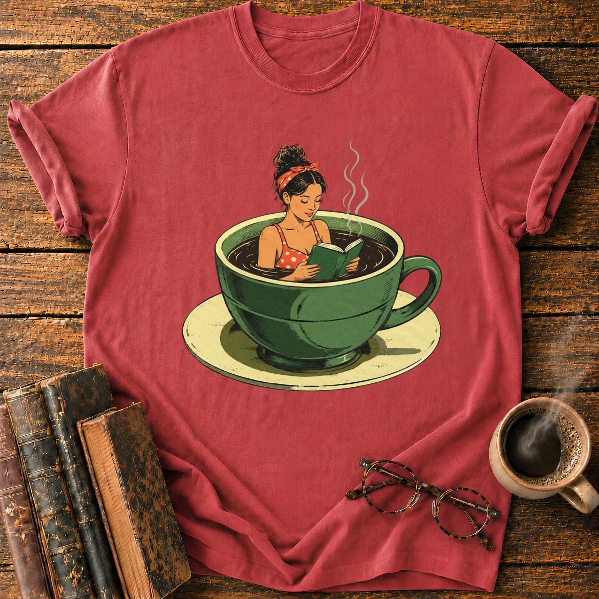A Woman Reading A Book T-Shirt