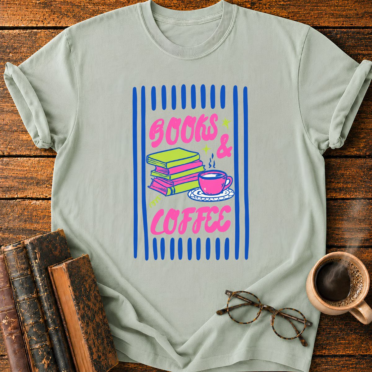 Books & Coffee T-Shirt