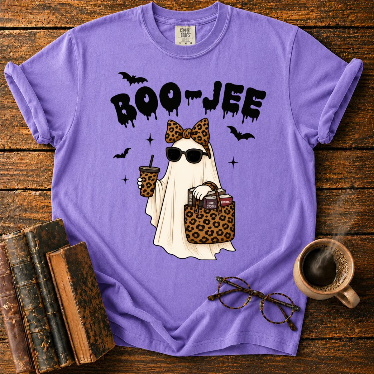 Boo-Jee Ghost’s Halloween Chic T-Shirt