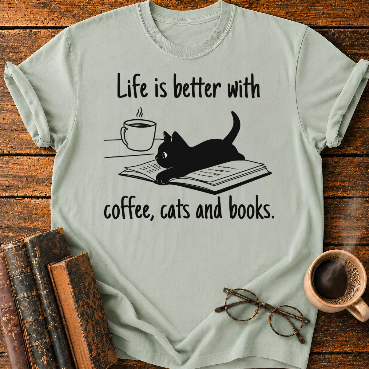 Life is Better With Books T-Shirt