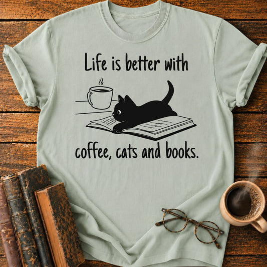 Life is Better With Books T-Shirt