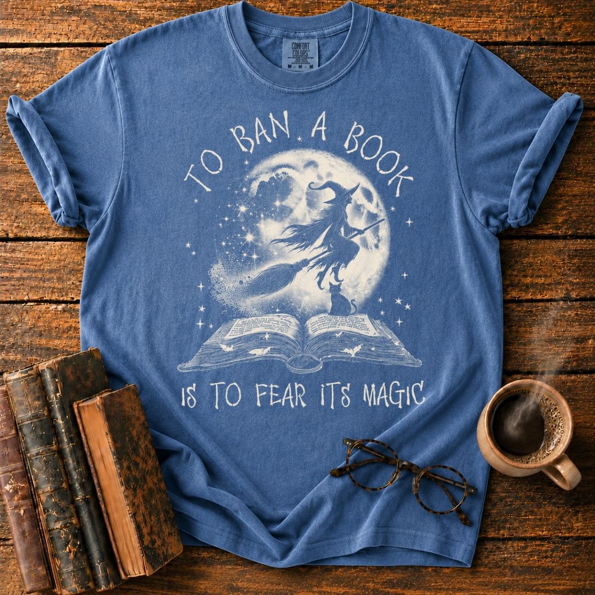 Moonlit Witchcraft and Forbidden Books T-Shirt