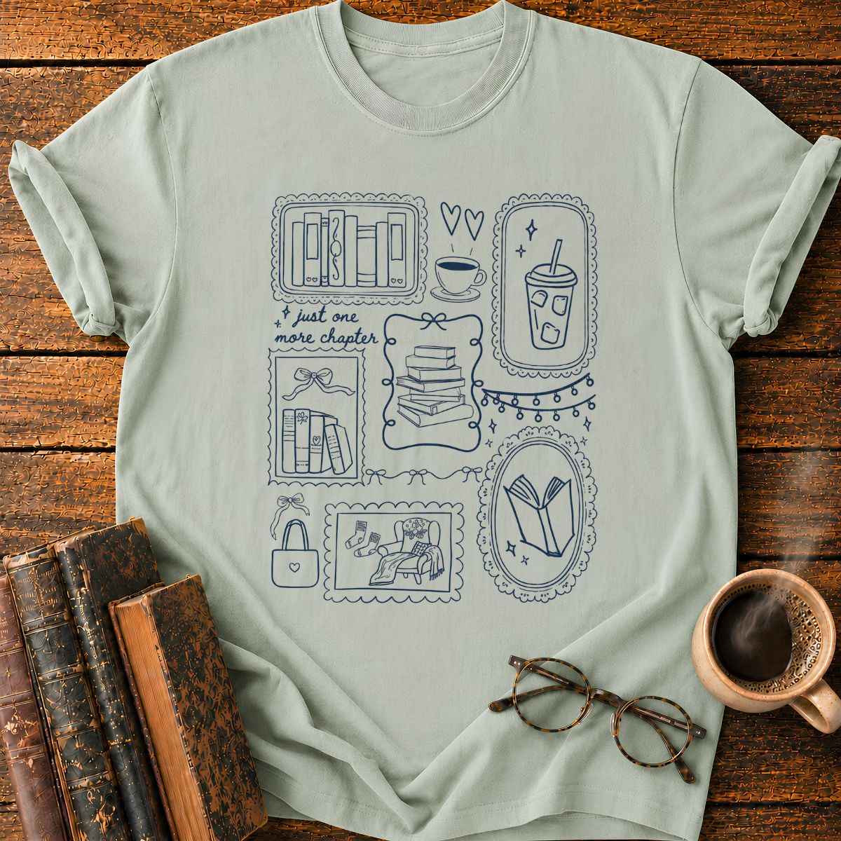 Reading Vintage Stamp T-Shirt