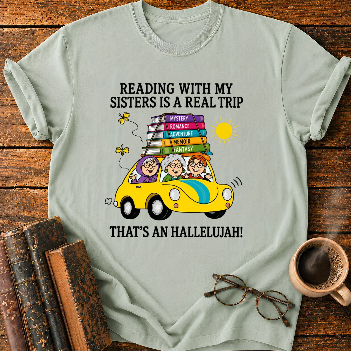 Reading Sisters’ Book Road Trip T-Shirt