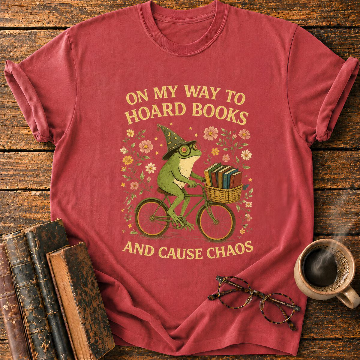 On My Way To Hoard Books T-Shirt