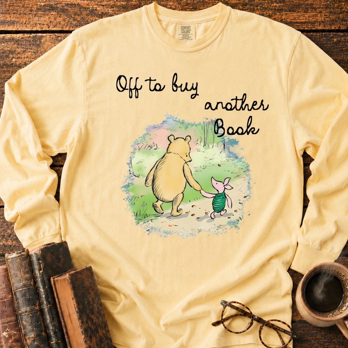 Off To Buy Another Book LS T-Shirt