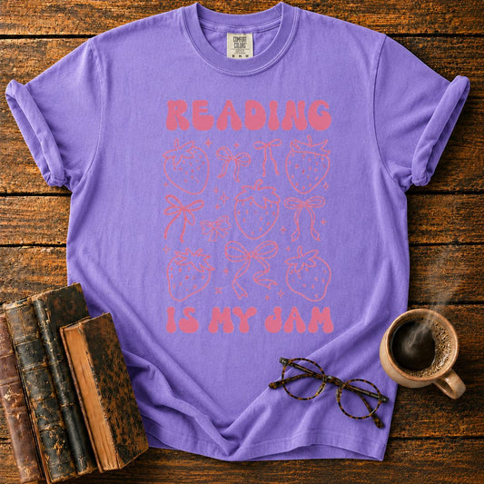 Strawberry Reading Is My Jam T-Shirt
