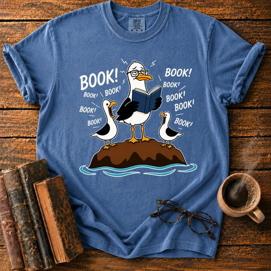 Bookish Seagull Family Chaos T-Shirt