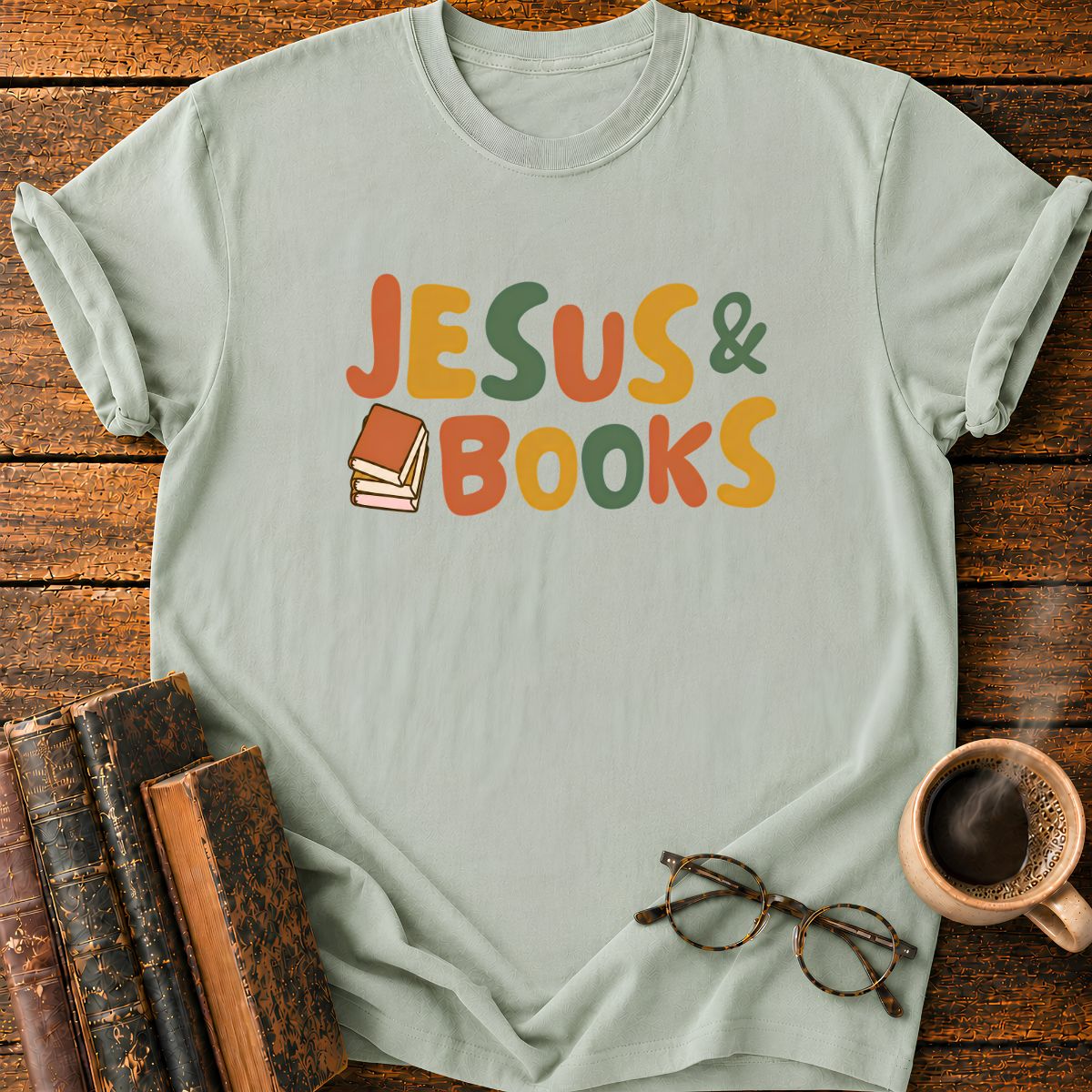 Jesus & Books T-Shirt