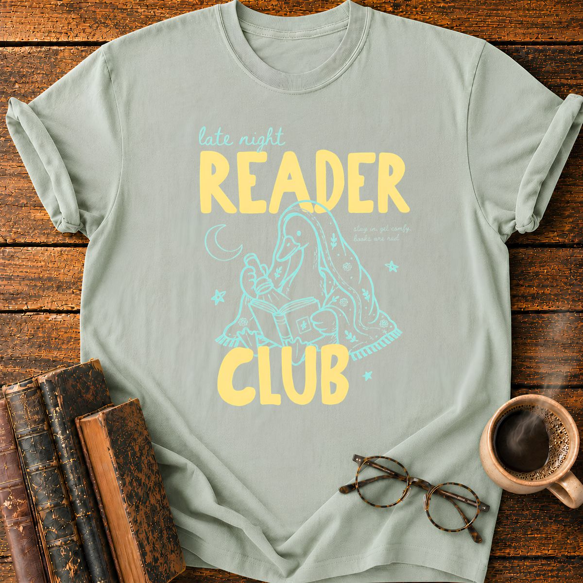 Late Night Reader Club T-Shirt