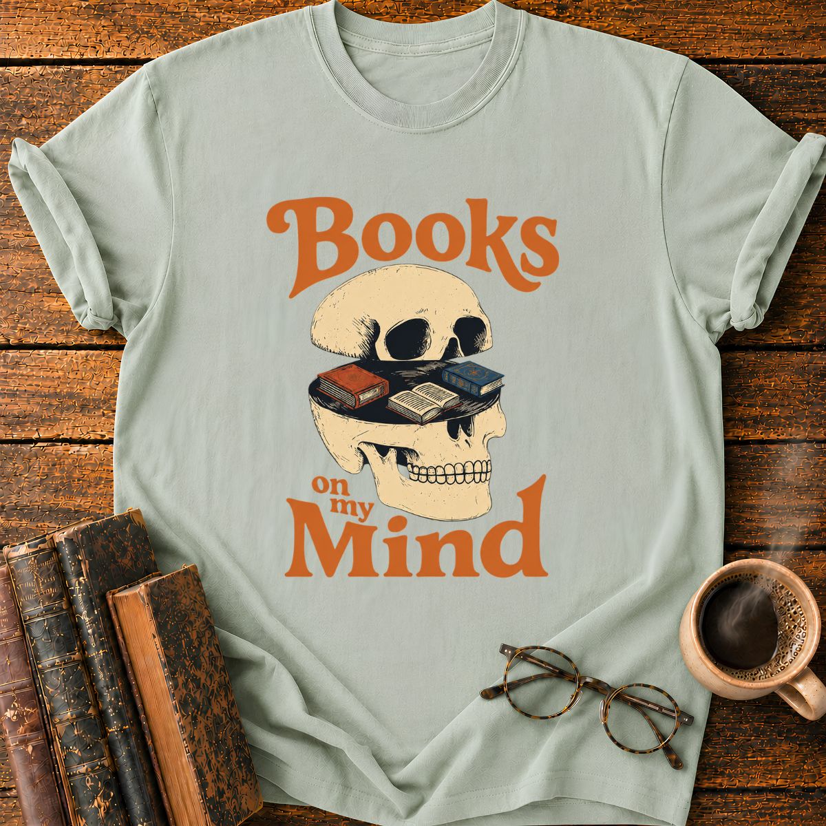 Books on My Mind Vintage T-Shirt