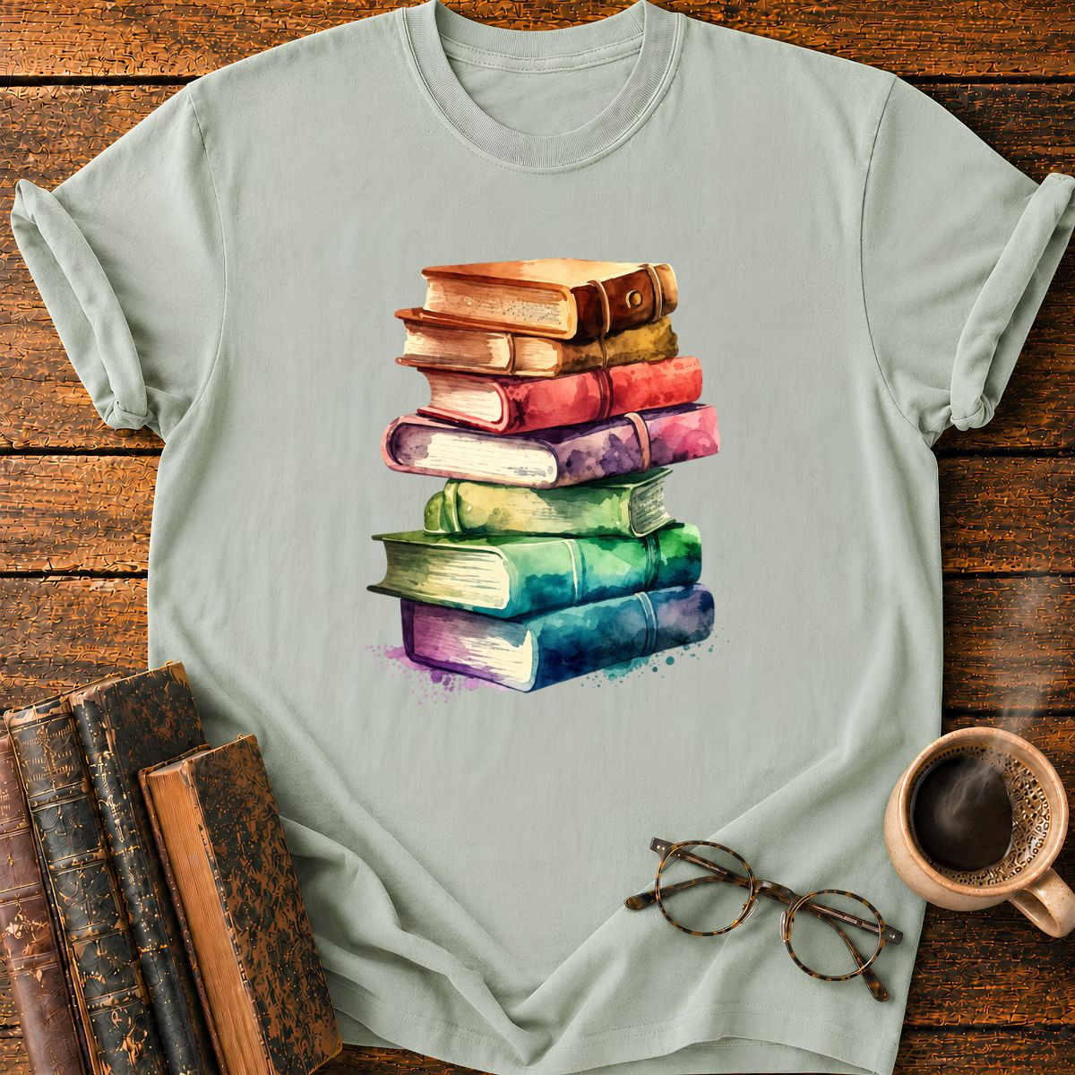Books Art T-Shirt
