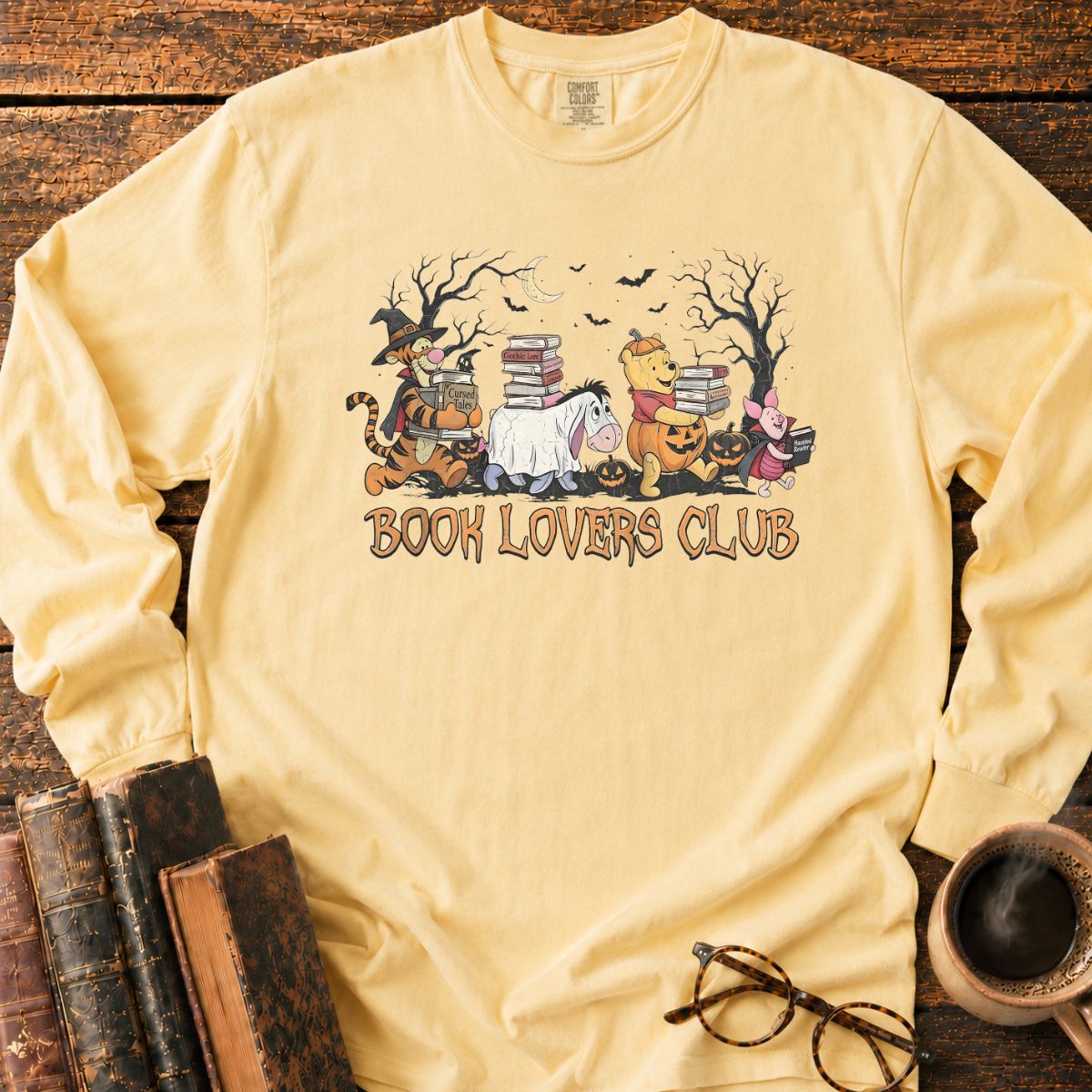 Halloween Book Lovers Club LS T-Shirt
