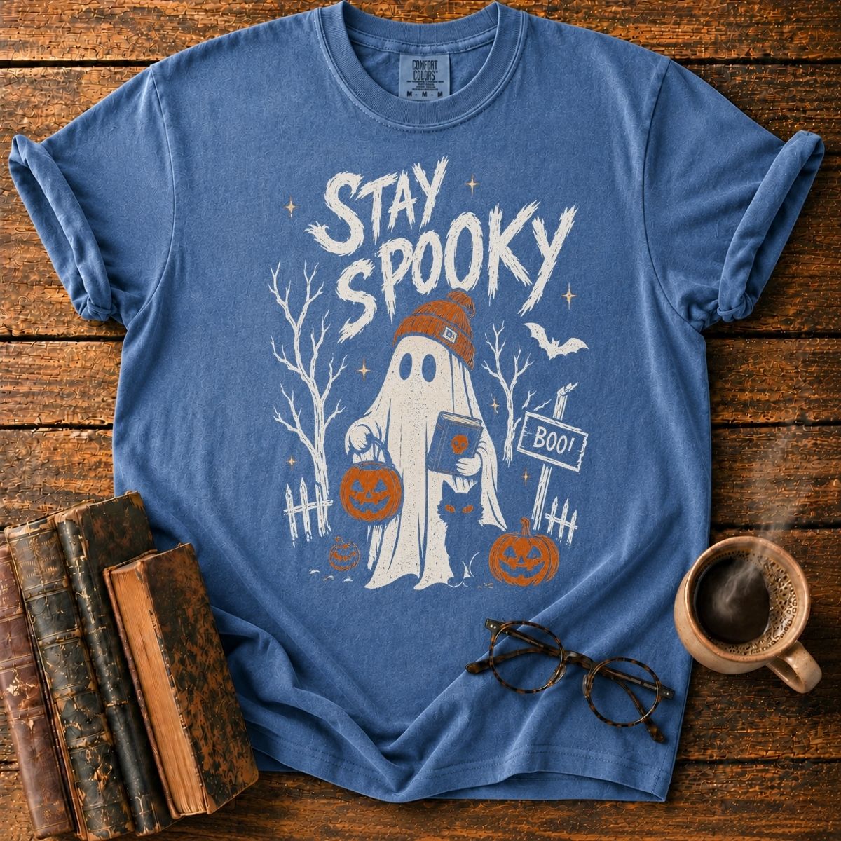 Stay Spooky Ghost Halloween T-Shirt