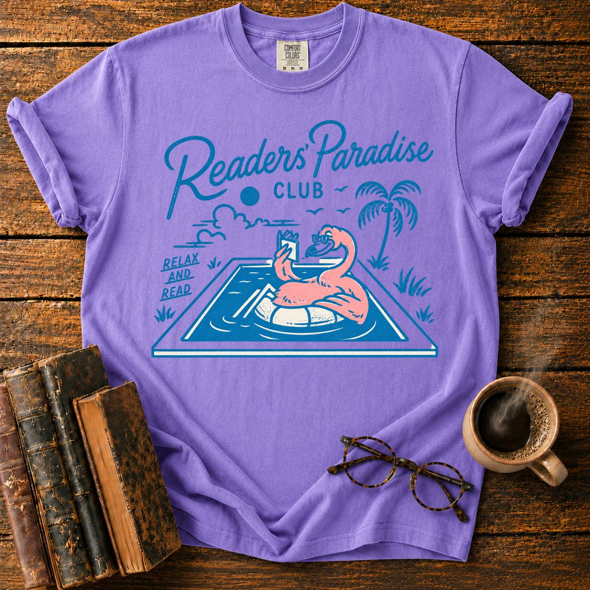 Readers Paradise Club Flamingo T-Shirt