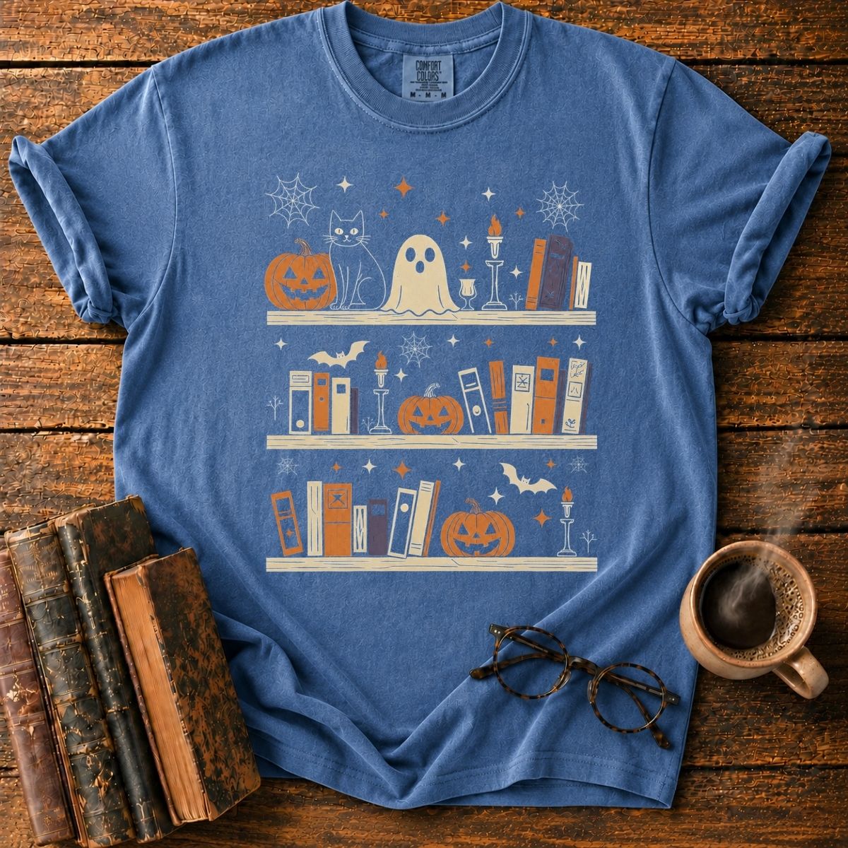 Haunted Halloween Shelf Collection T-Shirt