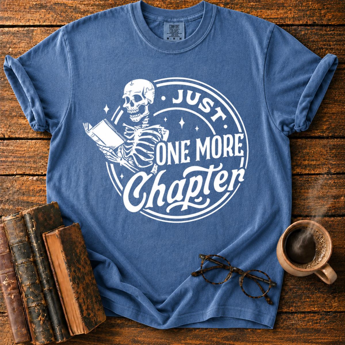 Just One More Chapter Emblem T-Shirt