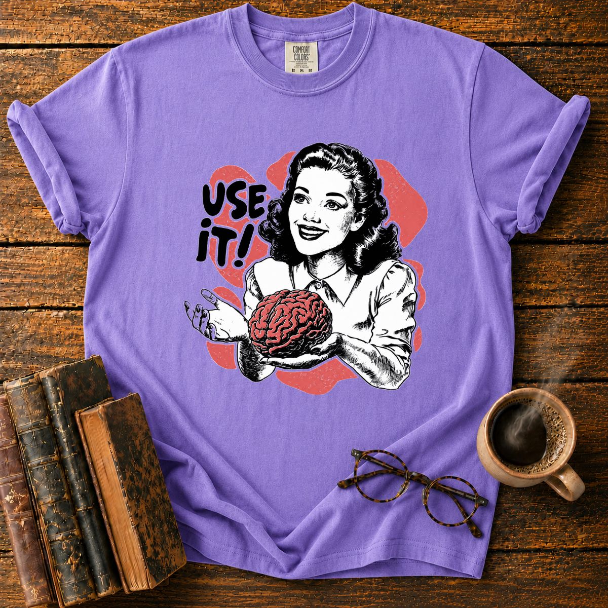 Use It! Retro Brainpower T-Shirt