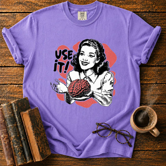 Use It! Retro Brainpower T-Shirt