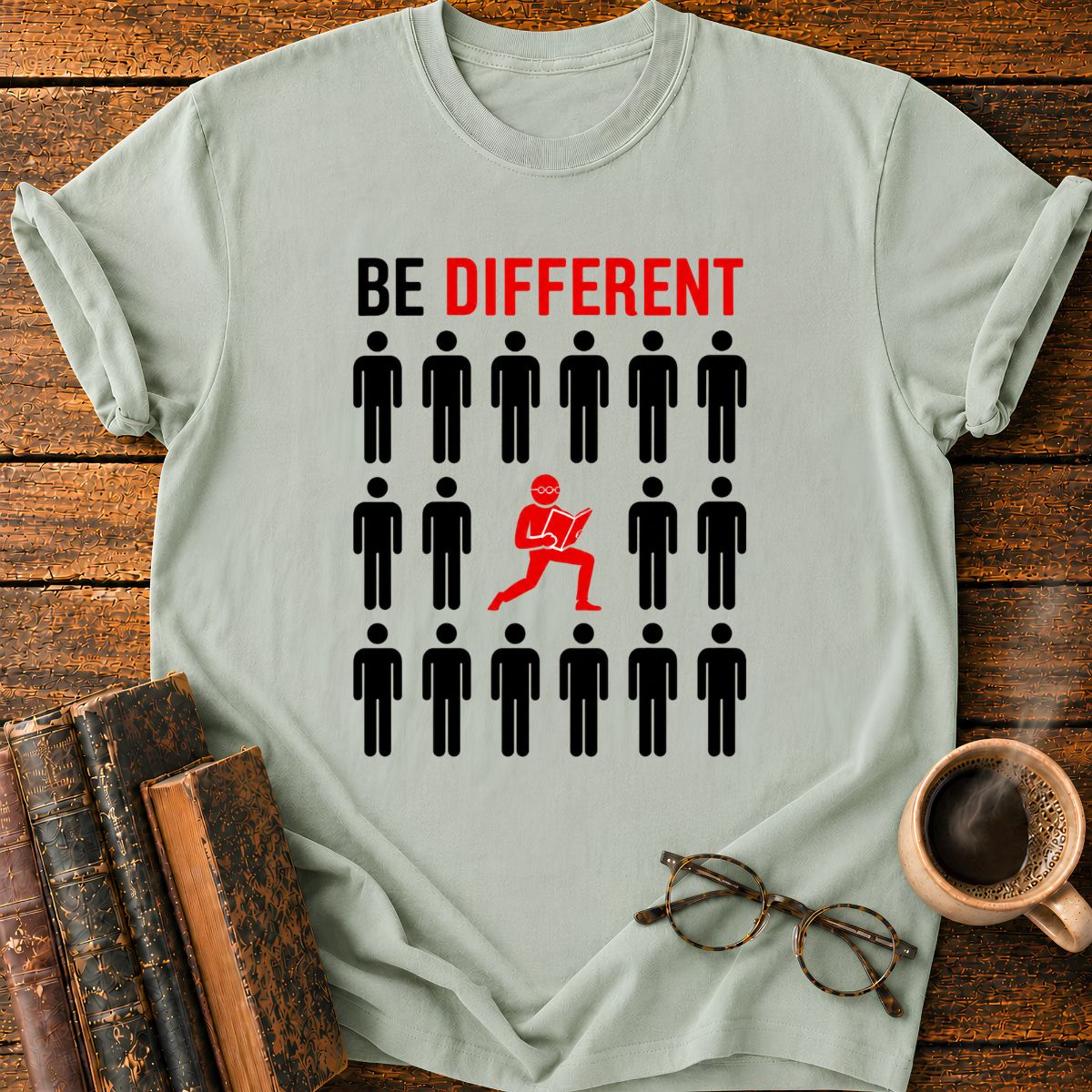 Be Different Standout Reader T-Shirt