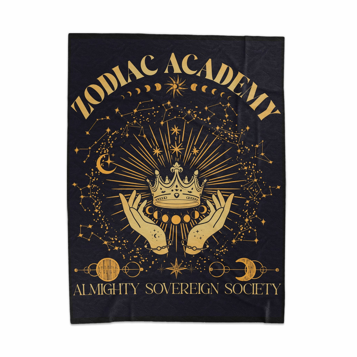 Zodiac Academy Almighty Sovereign Society Velveteen Plush Blanket