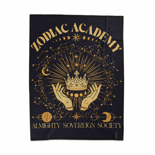 Zodiac Academy Almighty Sovereign Society Velveteen Plush Blanket