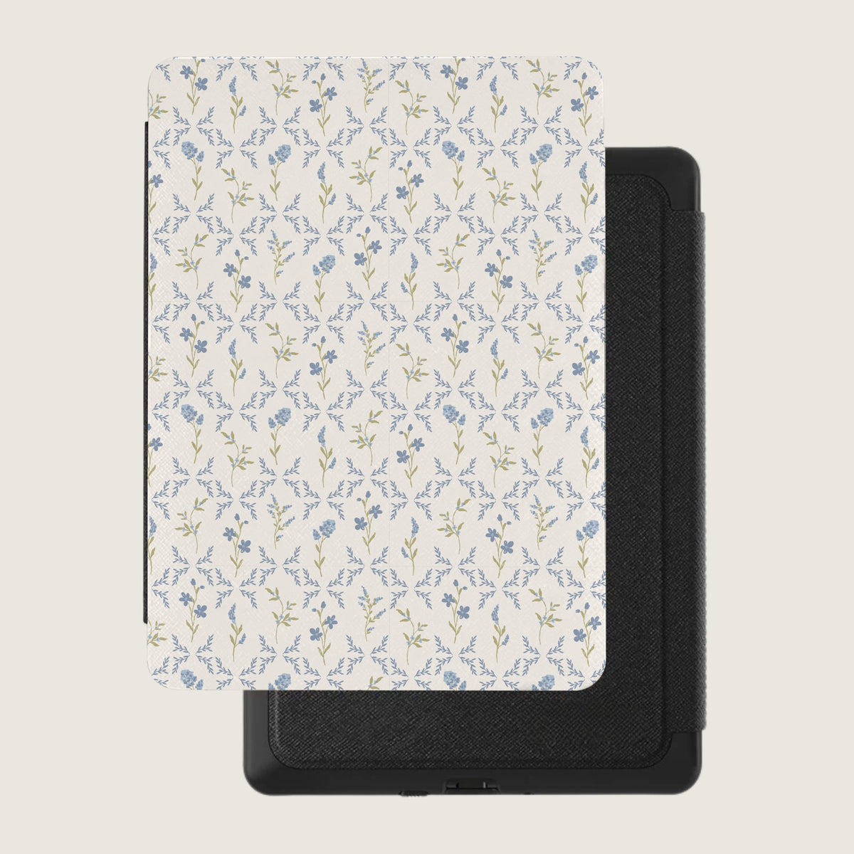 Blue Floral Kindle Case