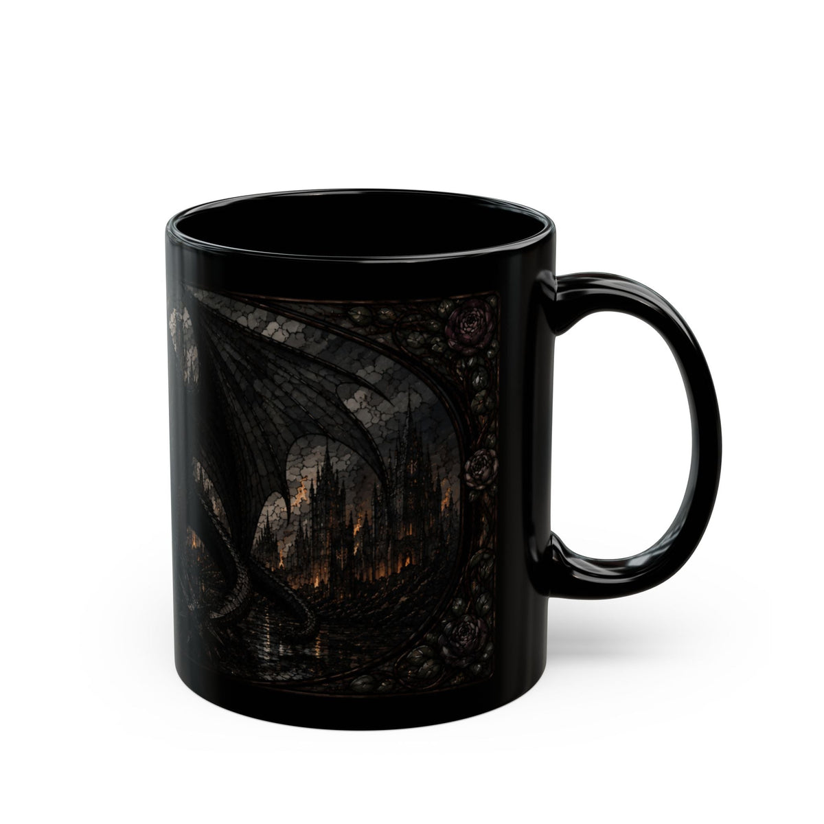 Violet and Tarin Stained Glass Mug
