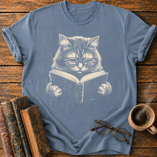 Bookish Cat T-Shirt