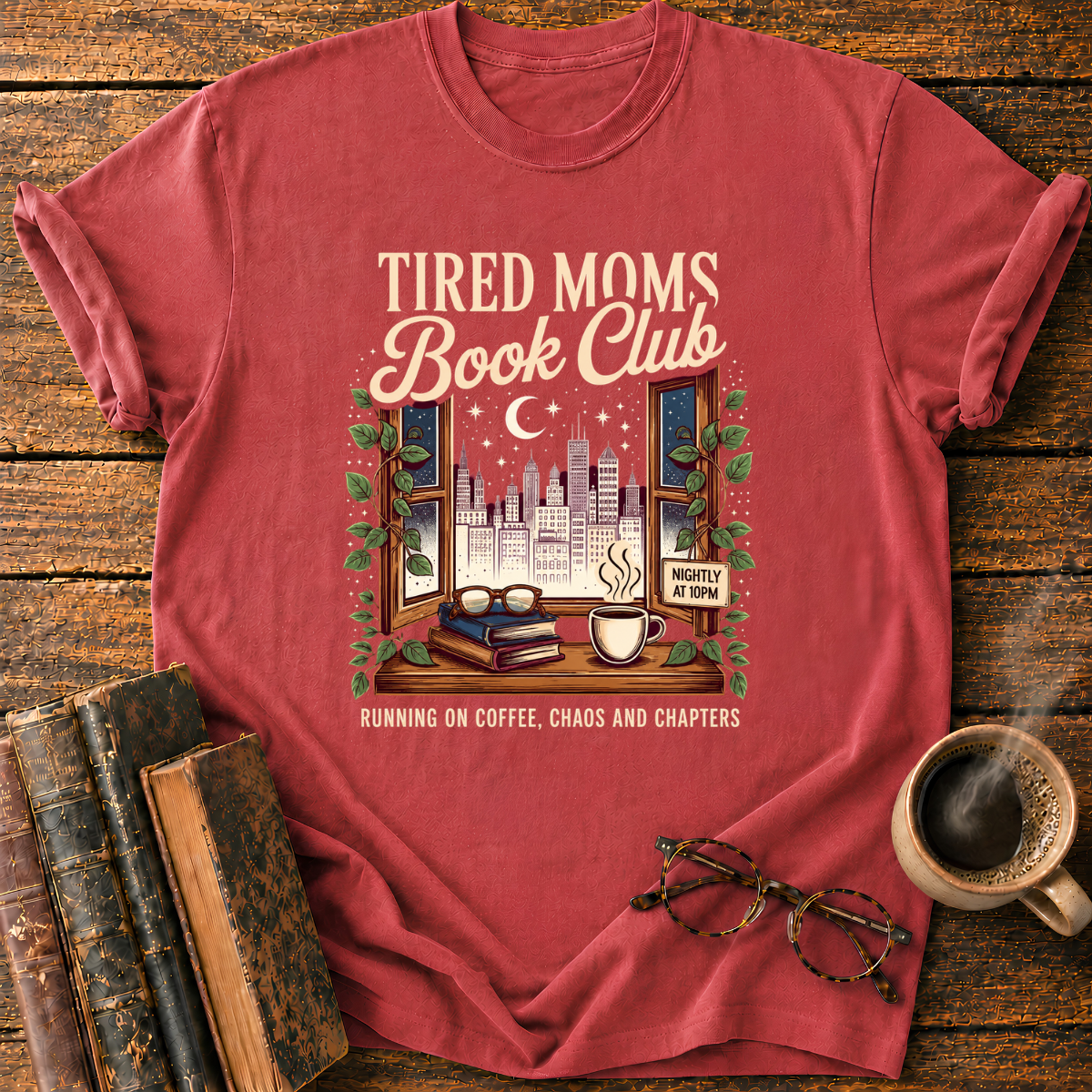 Tired Moms Book Club T-Shirt