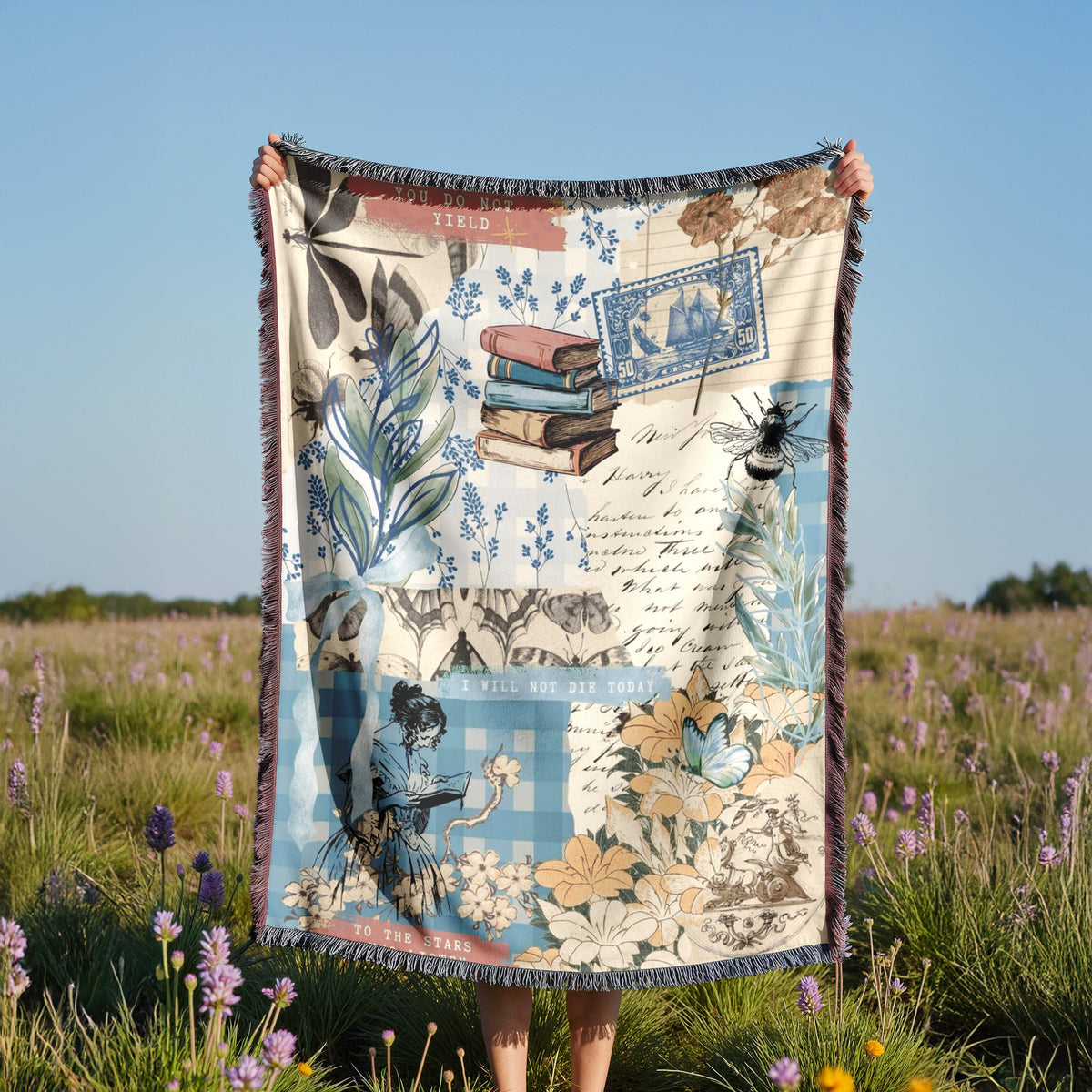 Academia Woven Throw Blanket