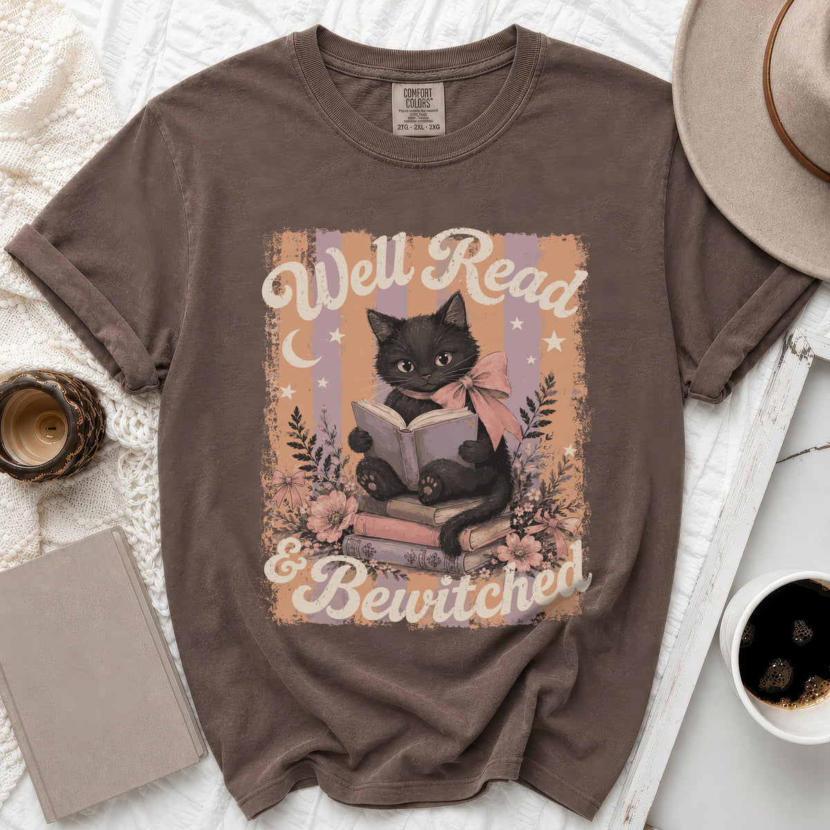 Well Read Cat Tee