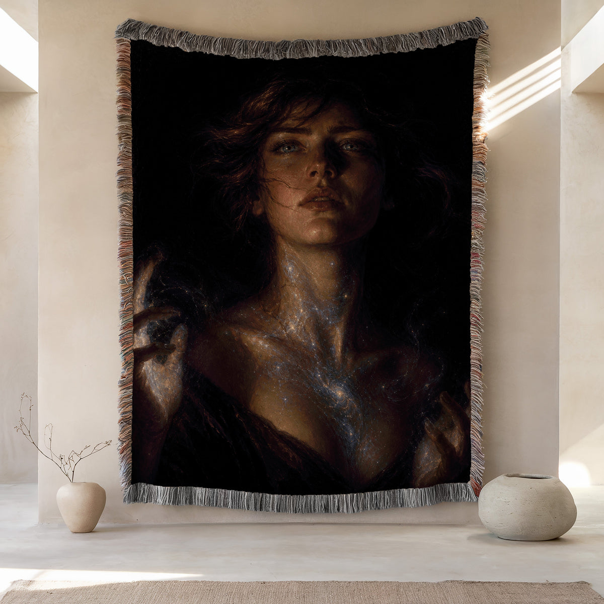 Cosmic Woven Throw Blanket