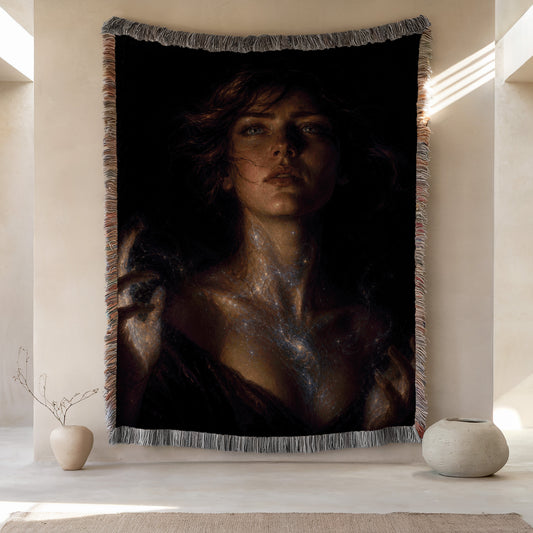 Cosmic Woven Throw Blanket