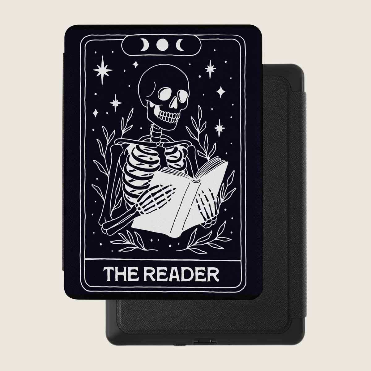 Tarot Card Skeleton Kindle Case