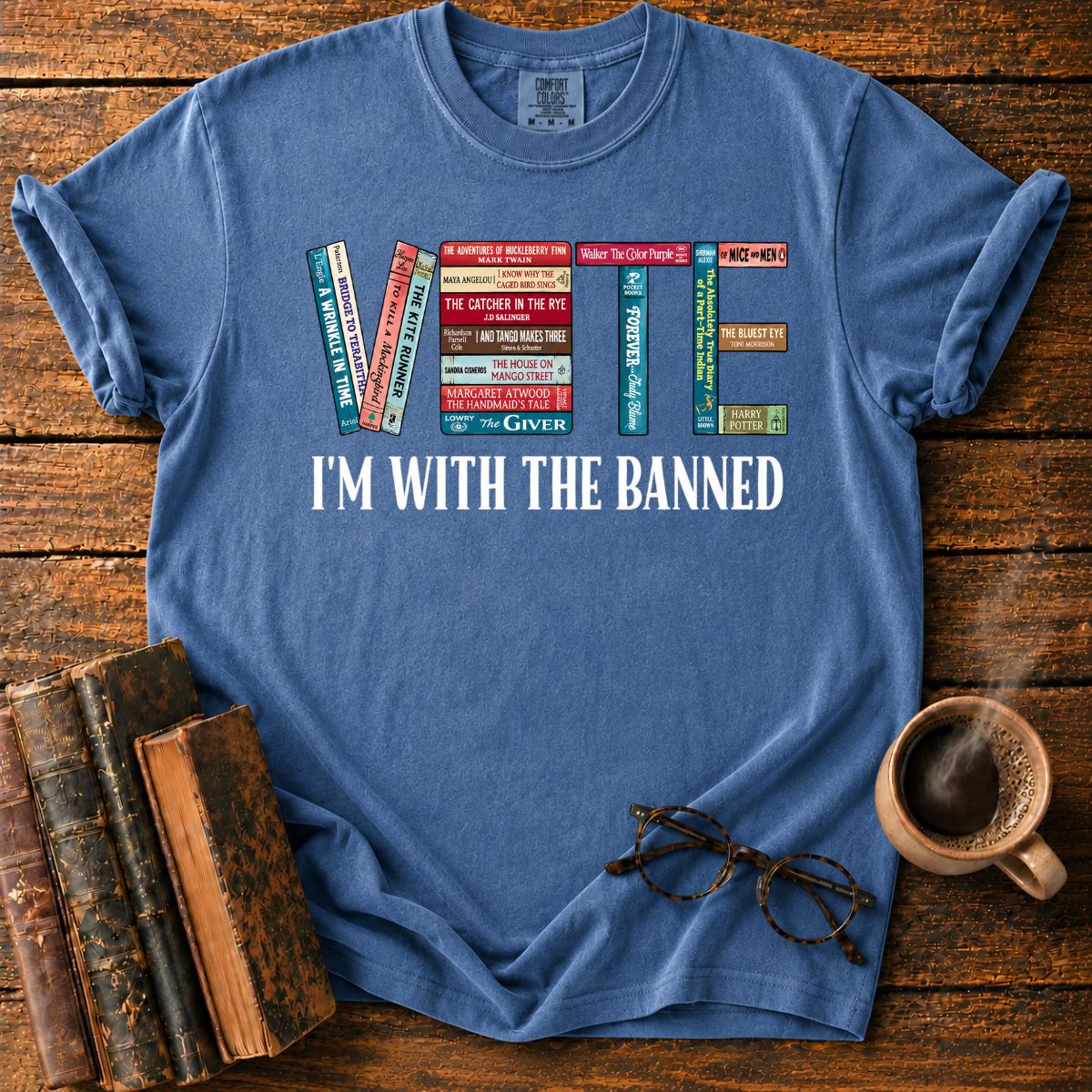 Vote I'm With The Banned Books T-Shirt