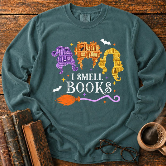 I Smell Books Halloween LS T-Shirt