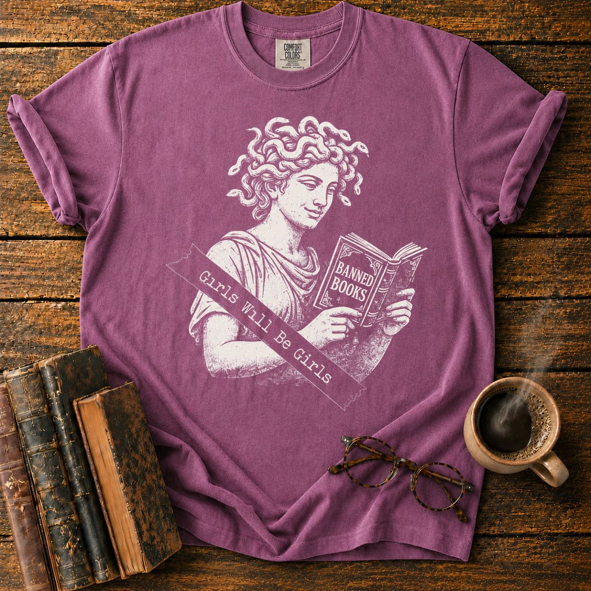 Marble Muse and Banned Books T-Shirt