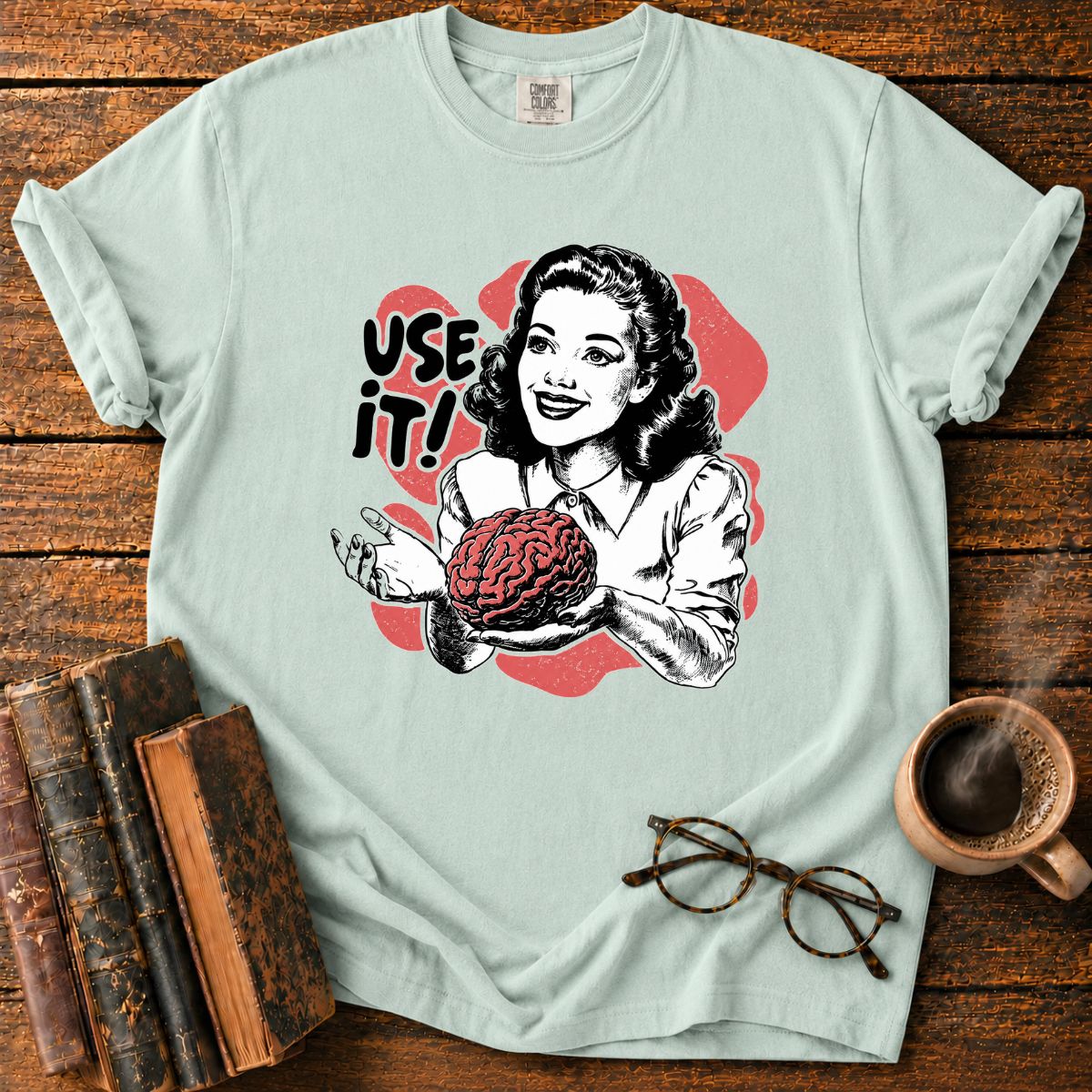 Use It! Retro Brainpower T-Shirt