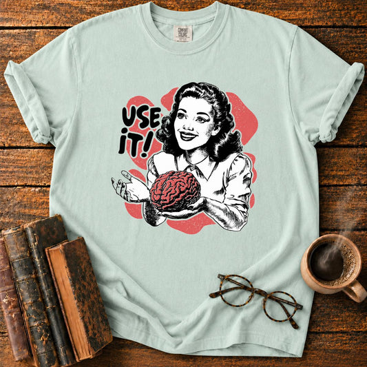 Use It! Retro Brainpower T-Shirt