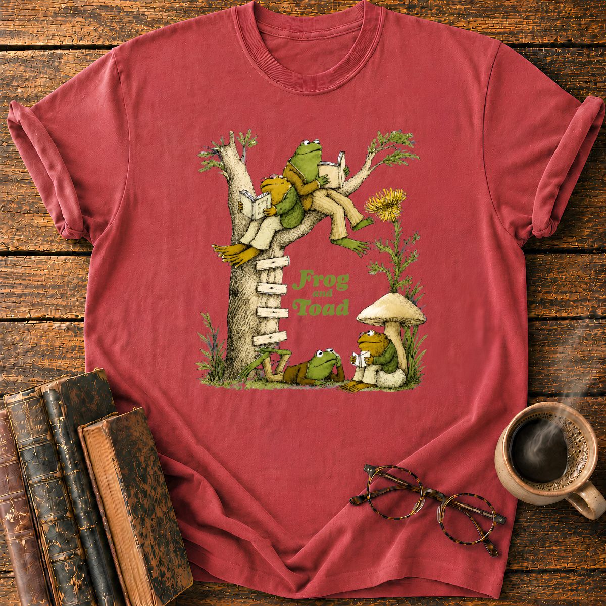 Frog and Toad Under the Tree T-Shirt