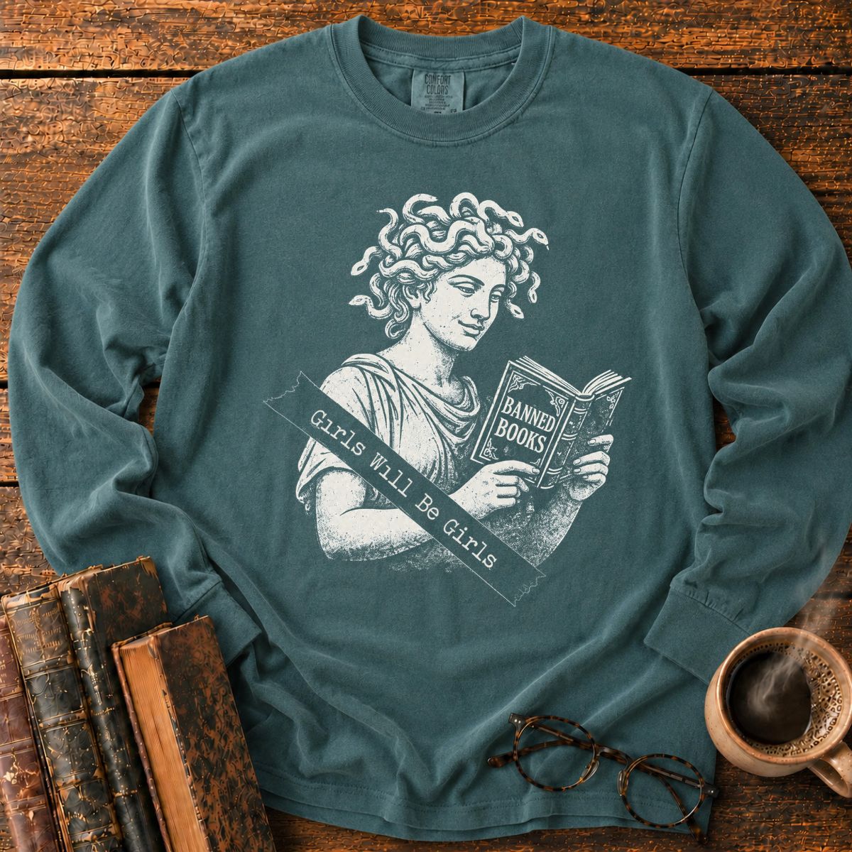 Marble Muse and Banned Books LS T-Shirt