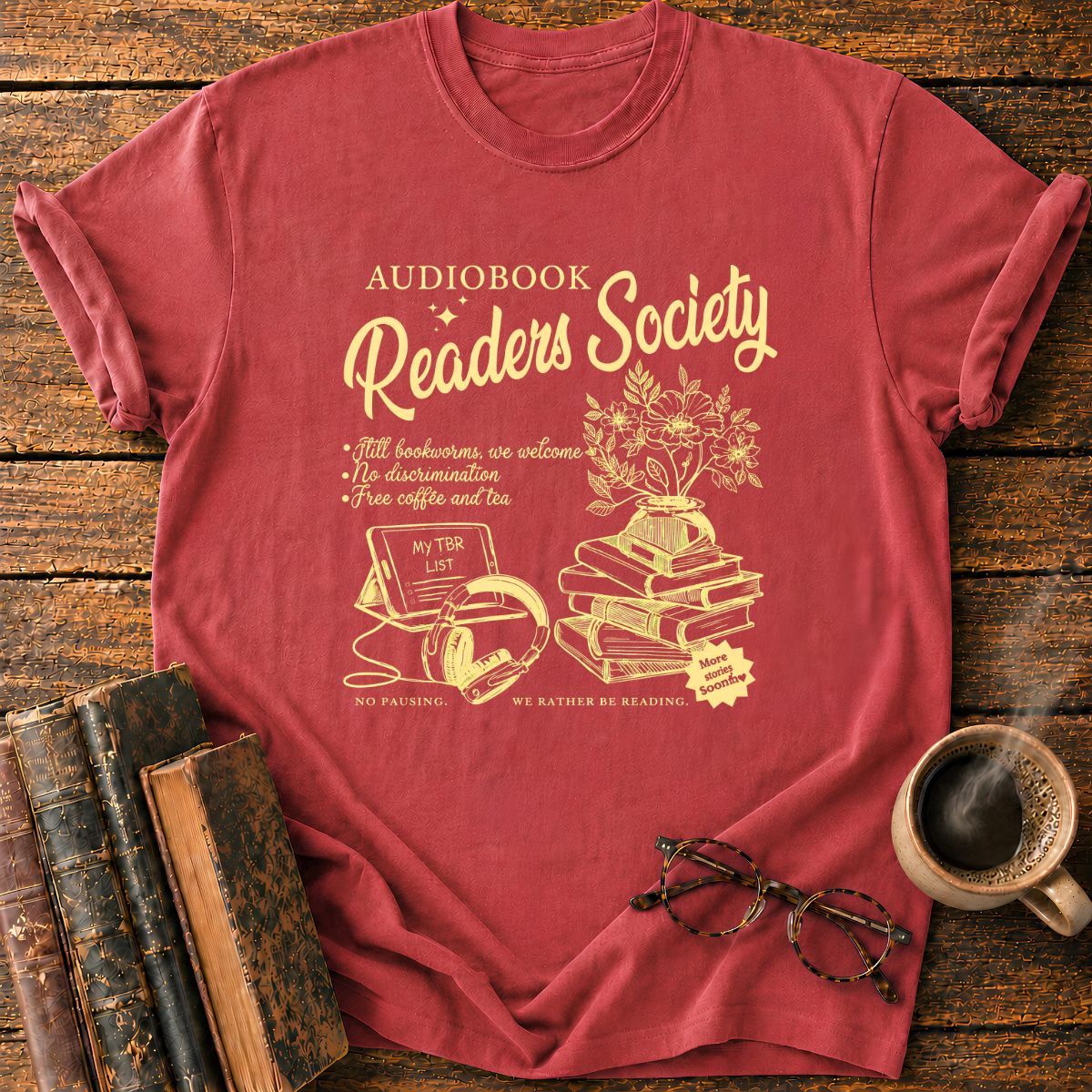 AUDIOBOOK Readers Society T-Shirt