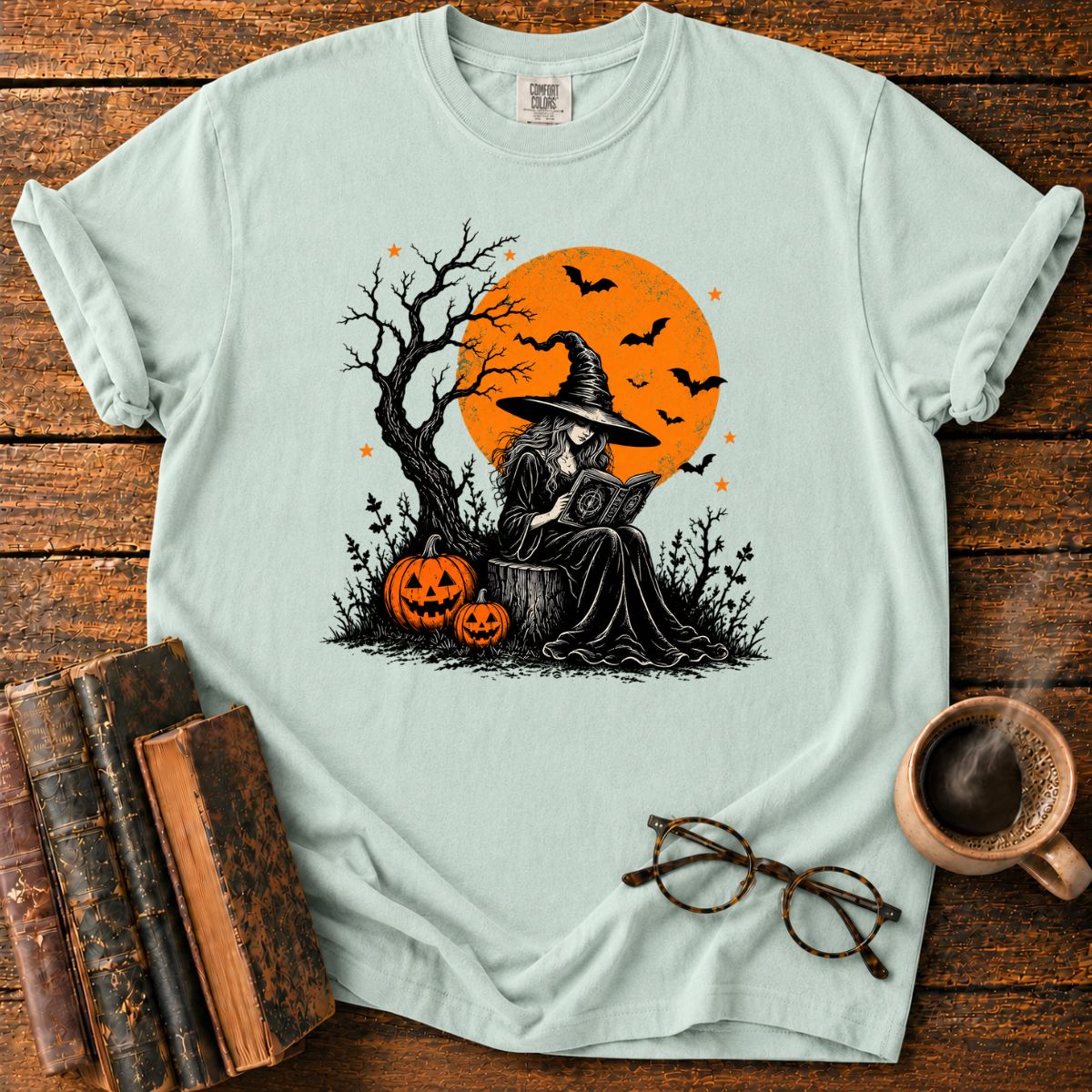 Witch Beneath the Harvest Moon T-Shirt