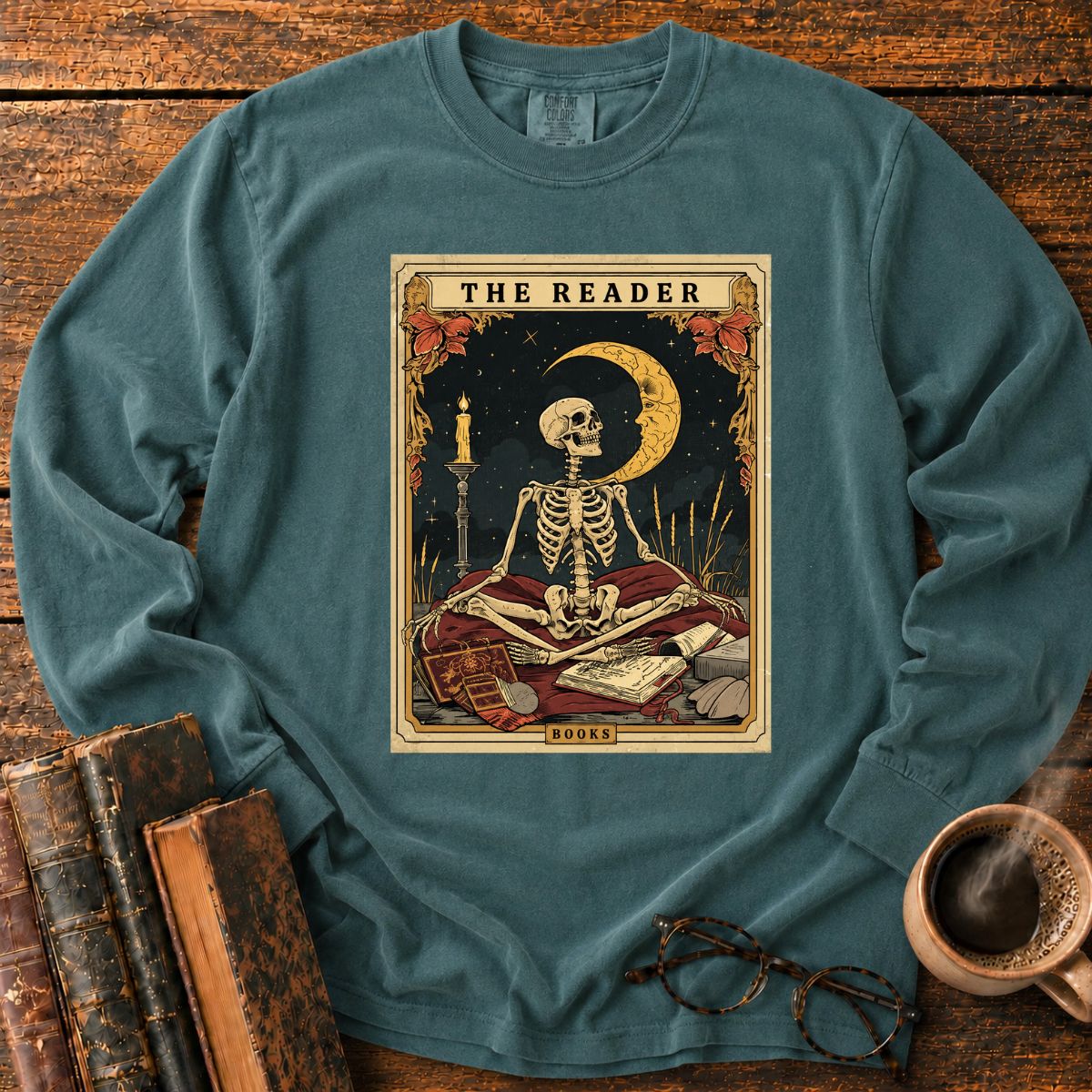 The Reader Tarot LS T-Shirt