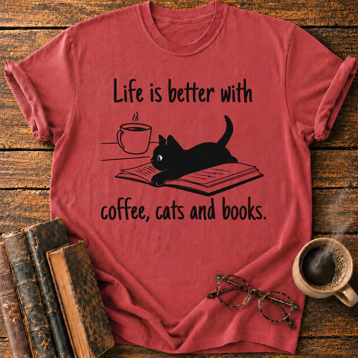 Life is Better With Books T-Shirt